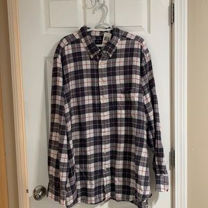 Men’s John Ashford plaid long sleeve shirt